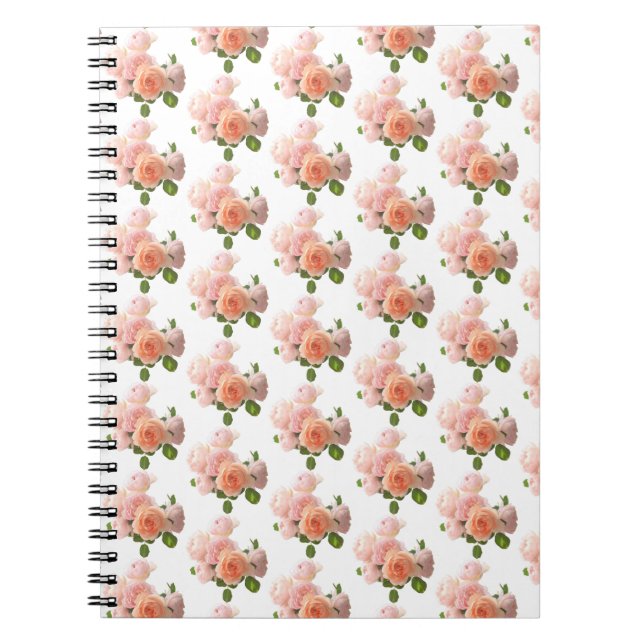 Carnet Design Rose élégant tendance Modèle moderne (Devant)
