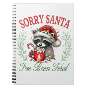 Carnet Désolé Père Noël, j'ai été fière