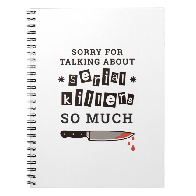 CARNET DÉSOLÉ POUR UN TUEUR EN SÉRIE DE THINKING ABOUT (Devant)