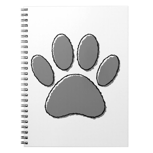 Carnet Dessin à mât de chiot mignon (Devant)