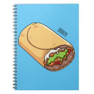 Carnet dessin animé de Burrito