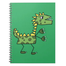 dessin animé de dinosaure t-rex