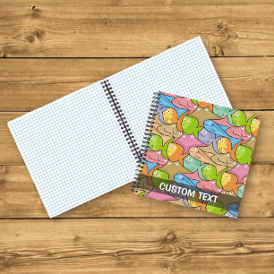 Carnet Dessin animé de poissons