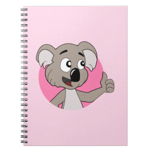 Carnet Dessin animé d'ours koala