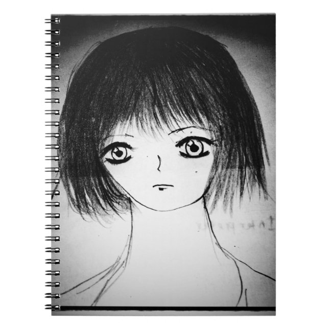 Carnet dessin animé manga yaei dessin mignonne fille anim (Devant)