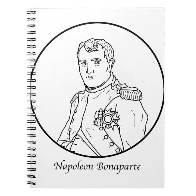 Carnet Dessin au trait Napoleon Bonaparte (Devant)
