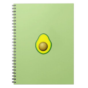 Carnet Dessin Avocado de style vintage