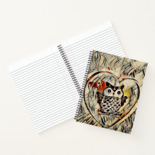 Carnet Dessin de hibou