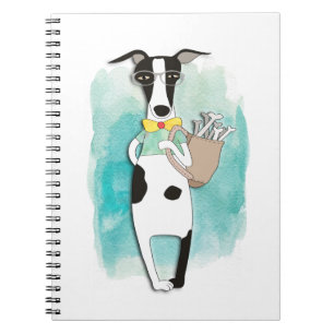 Carnet Dessin de Hipster Dog