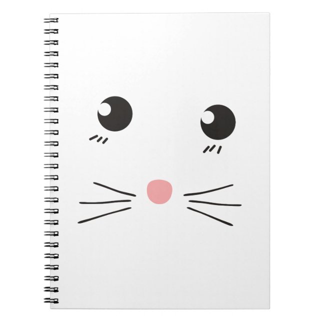 Carnet Dessin de la ligne de face du chat (Devant)