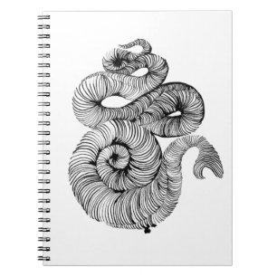 Carnet Dessin d'encre de serpent