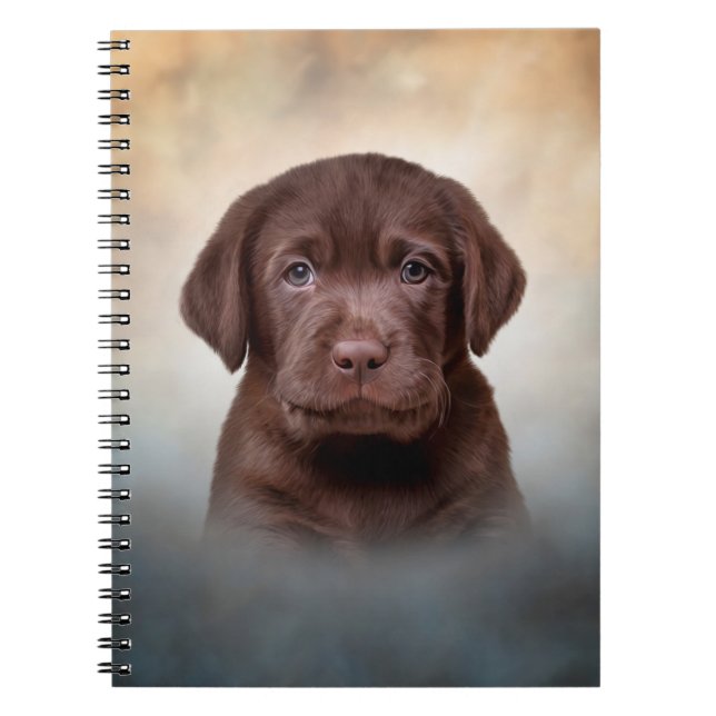 Carnet Dessin du chiot Labrador (Devant)