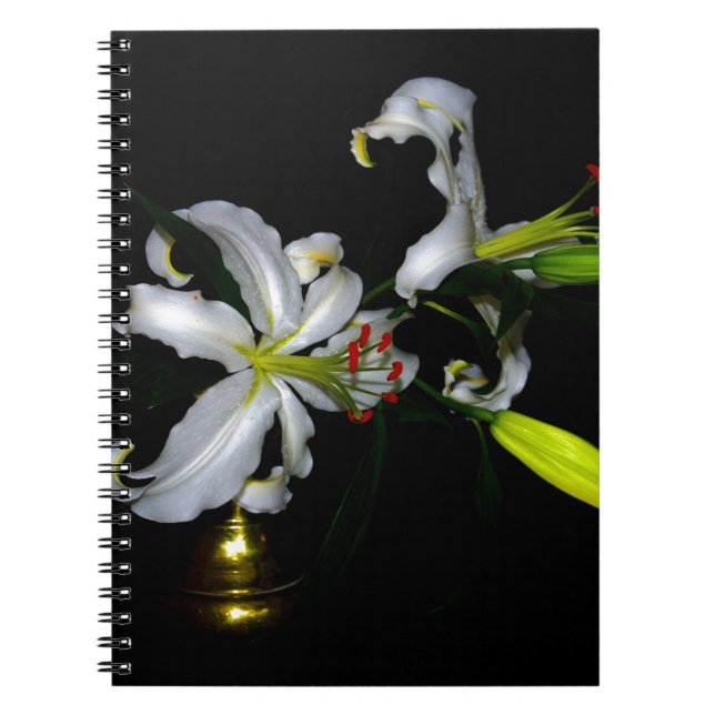 Carnet Dessin irlandais - Cuivre et motif floral (Devant)