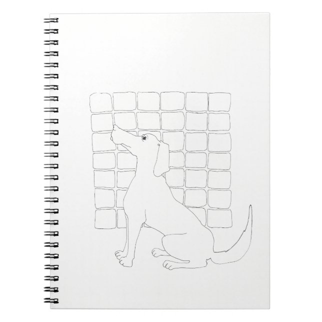 Carnet Dessin original Chien chinois année 2018 NoteB (Devant)