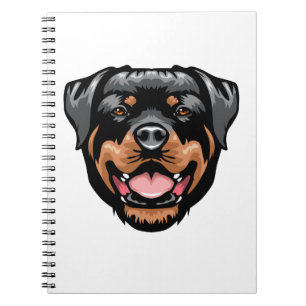 Carnet Dessin Portrait Rottweiler
