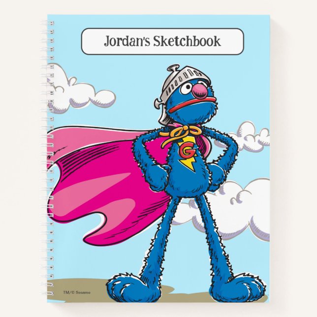 Carnet Dessin Super Grover (Devant)