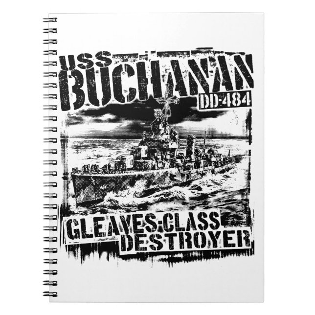 Carnet Destroyer Buchanan (Devant)