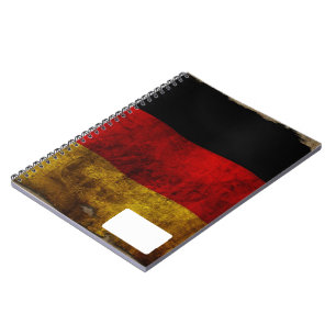 Carnet Deutsch Flagge - Vintage...