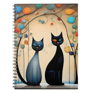 Carnet Deux chats charmants