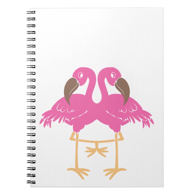 Carnet Deux flamands dansants (Devant)