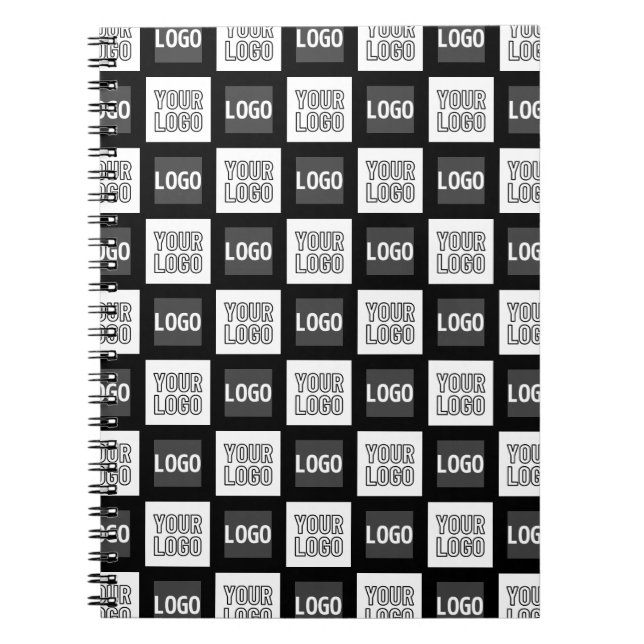 Carnet Deux logos ou images Motif répétitif (Devant)