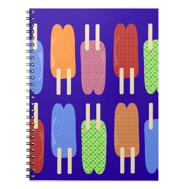 Carnet Deux Pops à motifs (Devant)
