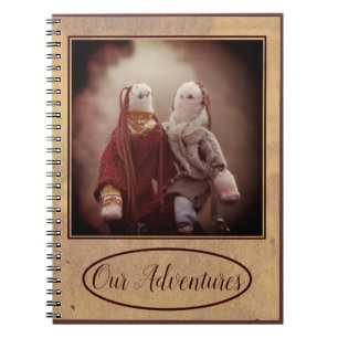 Carnet Deux poupées en sag Vintage Pal rétro