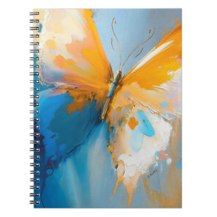 Carnet Devenir Lumière – Papillon Abstrait En Mouvement