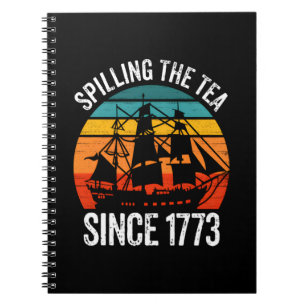 Carnet Déverser Le Thé Depuis 1773
