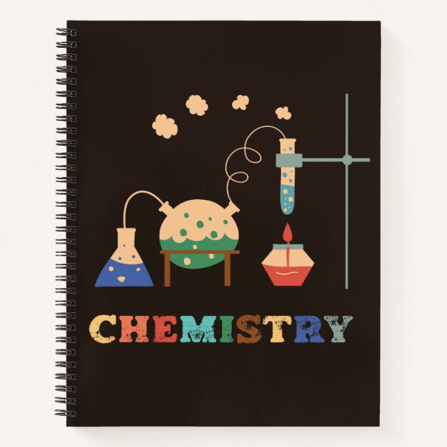 carnet d'expérience en chimie (Devant)