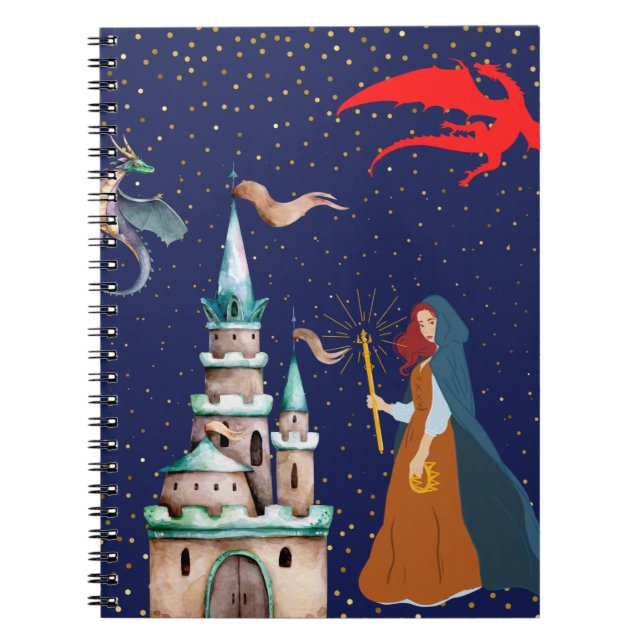 Carnet Dgragons et Château (Devant)