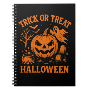 Carnet d'Halloween à la trace ou à la traite