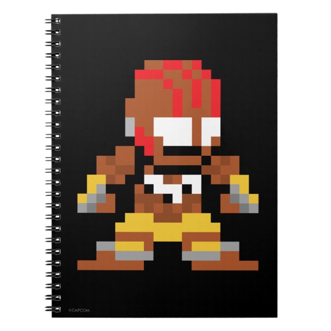 Carnet Dhalsim à 8 bits (Devant)