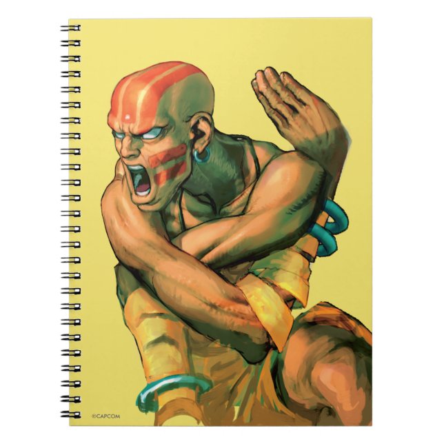 Carnet Dhalsim a tordu (Devant)