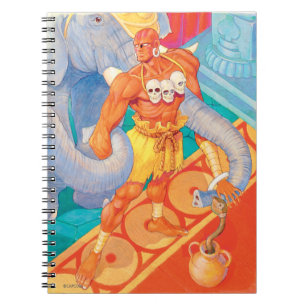 Carnet Dhalsim avec des animaux