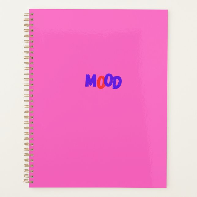 Carnet d'humeur rose (Devant)
