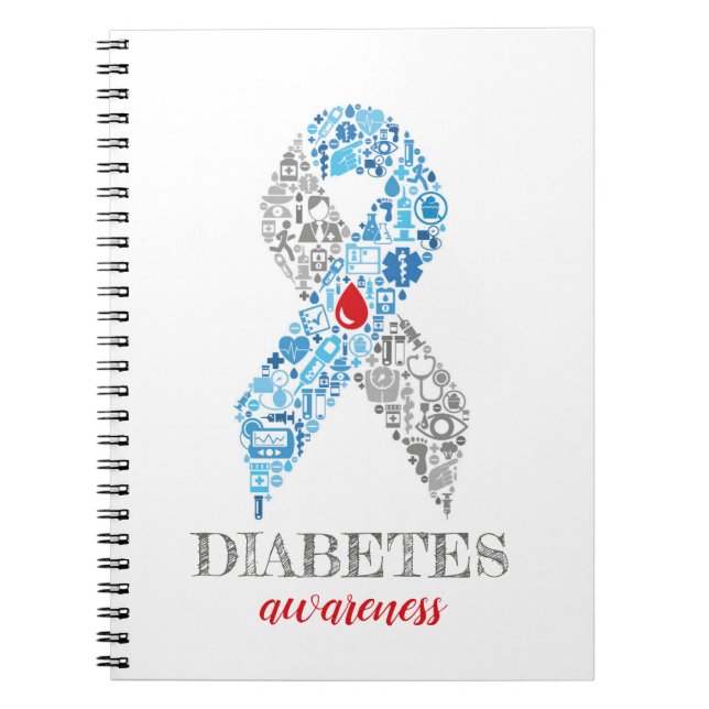 Carnet diabète Ribbon (Devant)