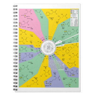 Carnet Diagramme de code génétique montrant des résidu