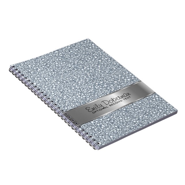 Carnet Diamants croisés Recherche Parties scintillant Pat (Côté Droit)