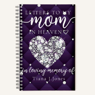 Carnet Diamonds Maman Memorial Grief Sympathy Cadeau Jour