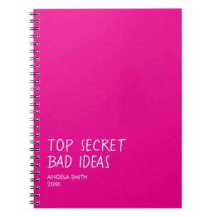 Carnet d'idées nulles top secret – Humour noir drô