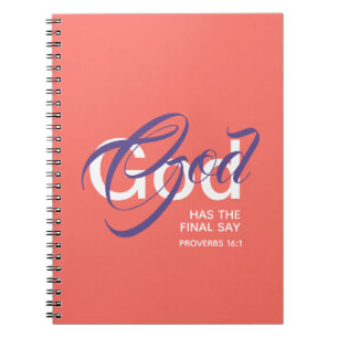 Carnet DIEU A LA FINALE DIRE Écriture chrétienne Coral