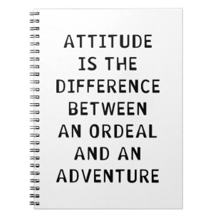 Carnet Différence d'attitude