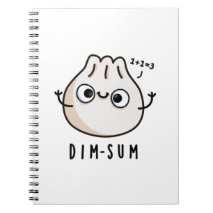 Carnet Dim-sum Funny Dimsum Math Pun