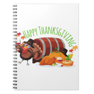 Carnet dinde ivre bon thanksgiving
