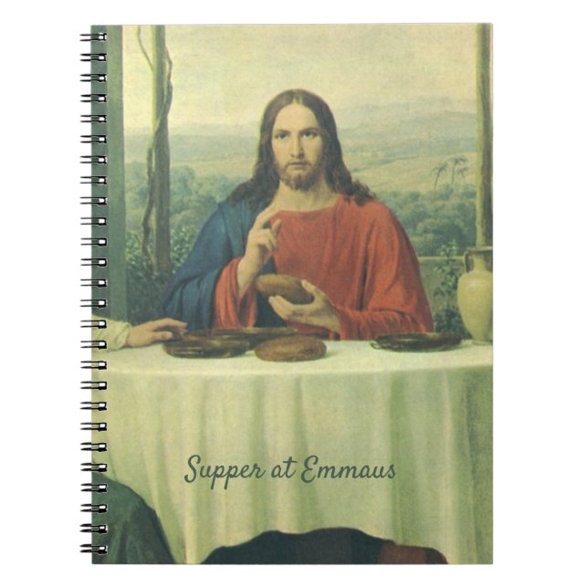 Carnet Dîner antique à Emmaüs avec Jésus-Christ (Devant)