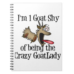 Carnet Dingue Goat Lady GetYerGoat
