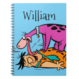 Carnet Dino Licking Fred Flintstone