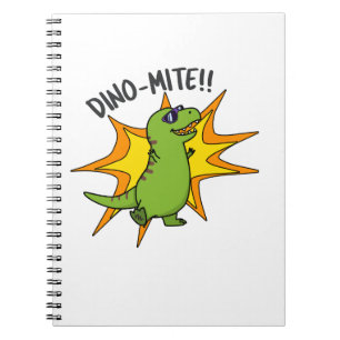 Carnet Dino-mite Drôle de Pun de TRex Dinosaure