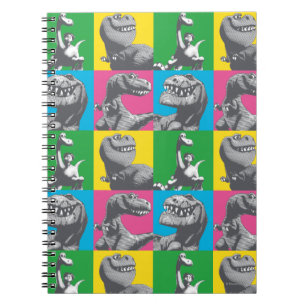 Carnet Dino Silhouette Quatre Carrés